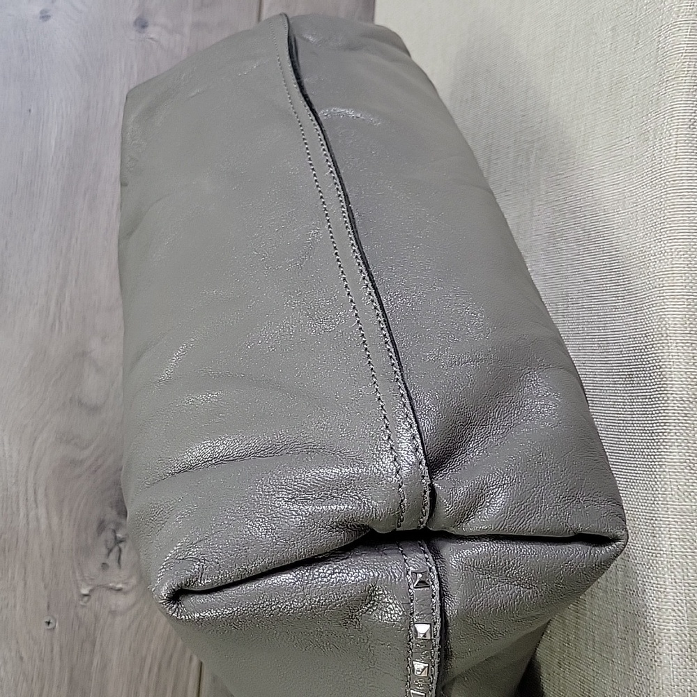 Marc Jacobs Gray Leather Satchel with Silver Hardware - Picture 7 of 15